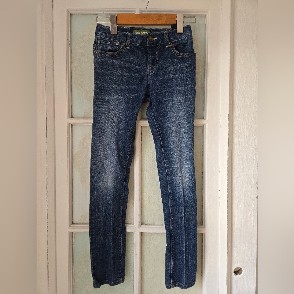 Old Navy Medium Wash Super Skinny Jeans Size 10 Slim